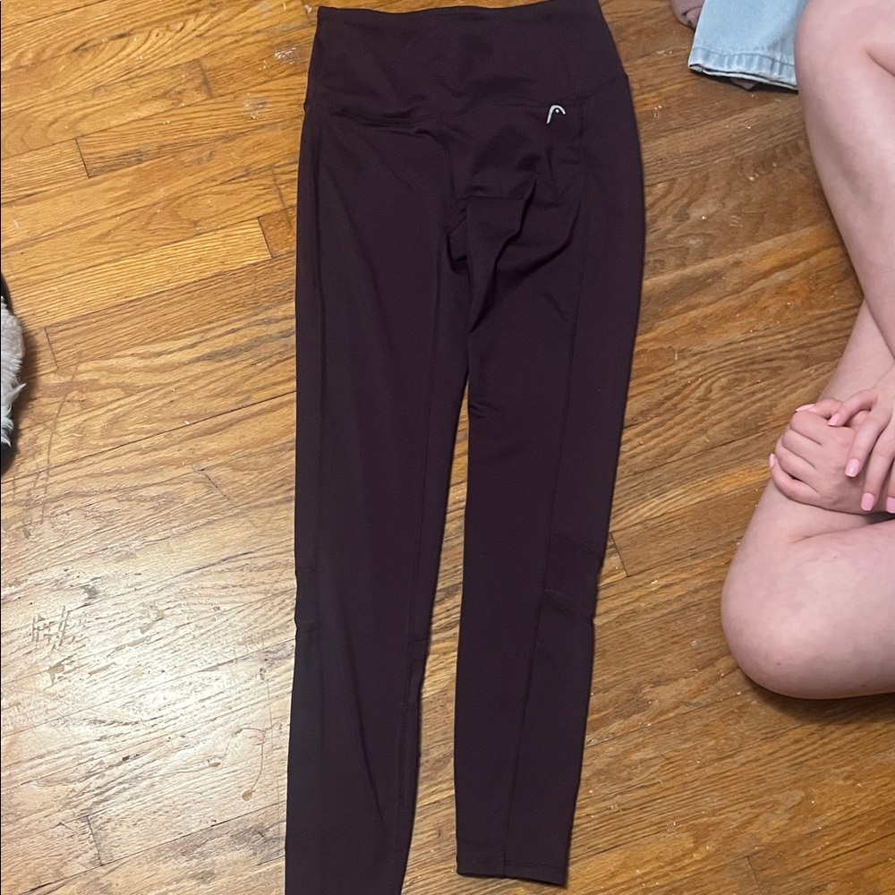 Head Women's Dark Maroon Leggings